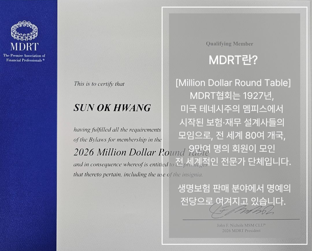 MDRT 설명